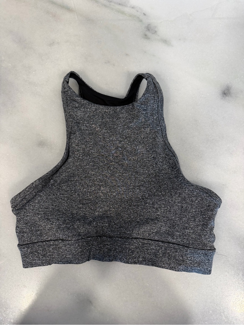 The Chestee dark heather gray women’s sports bra, size 6, EUC